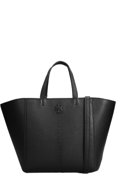 Bags for Women Tory Burch Mcgraw Tote In Black Leather