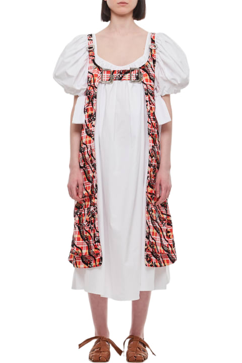 Homeware Chopova Lowena Atomic Cotton Taffeta Midi Dress