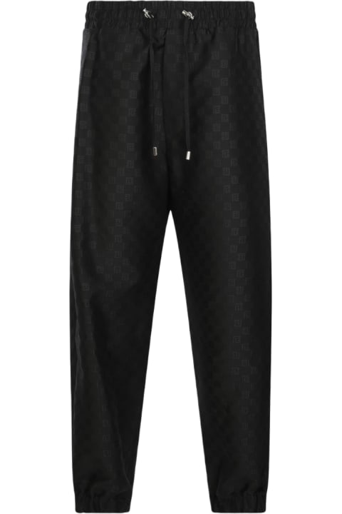 Balmain Clothing for Men Balmain Black Cotton Track Pants