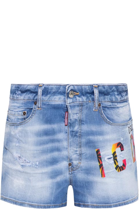 Dsquared2 for Women Dsquared2 Stretch Denim Shorts