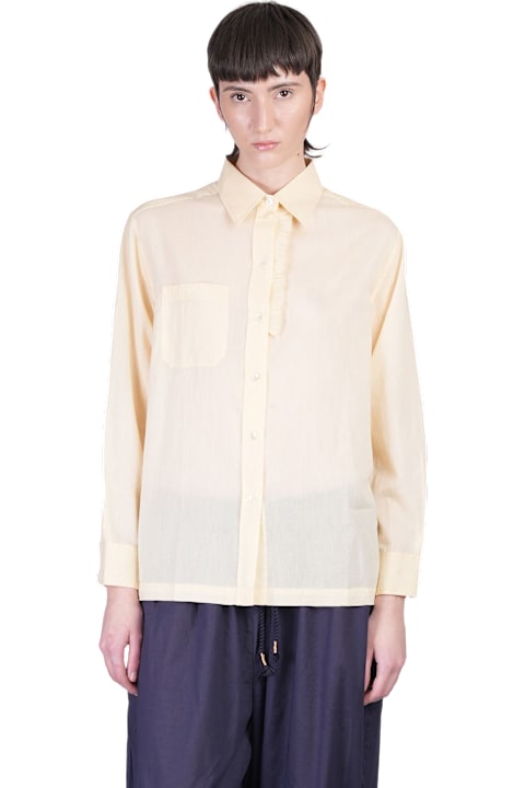 Antik Batik Topwear for Women Antik Batik Angelo Shirt In Beige Cotton