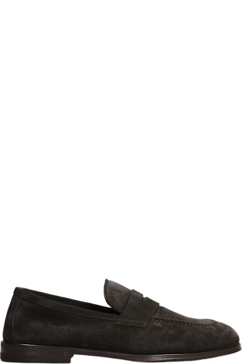 メンズ Henderson Baraccoのシューズ Henderson Baracco Loafers In Brown Suede