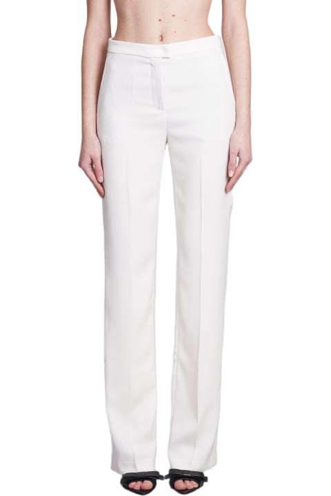 The Andamane Clothing for Women The Andamane Gladys Pants In White Polyester