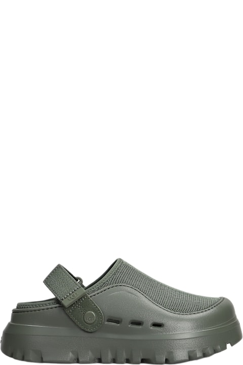 UGG for Kids UGG Peakmod Slipper-mule In Green Rubber/plasic