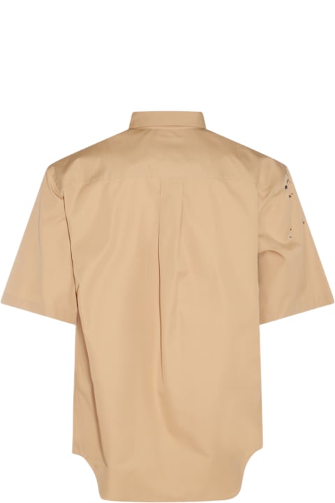 メンズ Moschinoのシャツ Moschino Beige Cotton Shirt