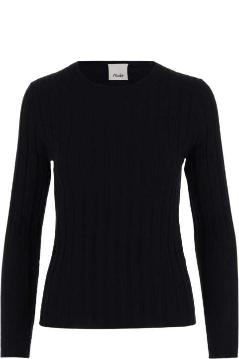 Allude Sweaters for Women Allude Ribbed Wool Pullover