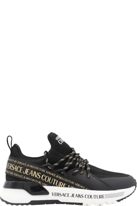 Homeware Versace Jeans Couture Black And Gold Sneakers