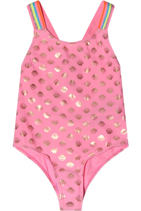 Billieblush Swimwear for Boys Billieblush Pink Multicolour Swimsuit