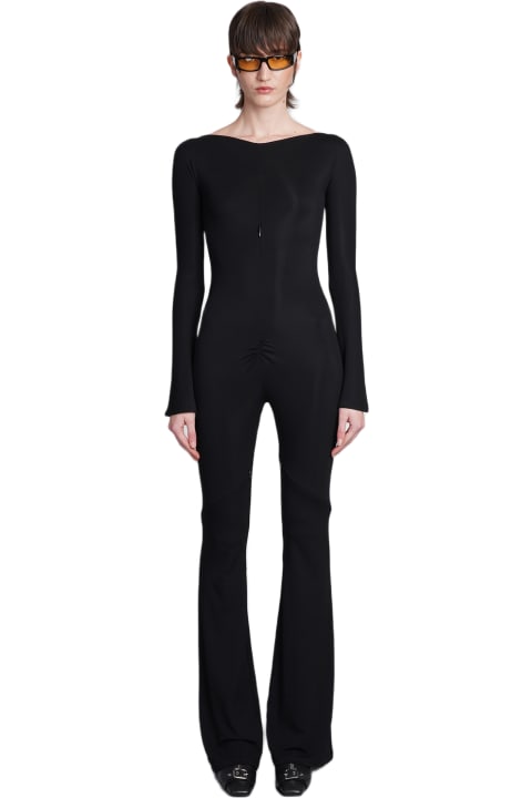 Jumpsuits for Women Courrèges Suit In Black Viscose