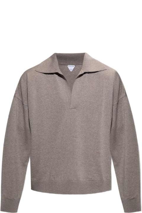 Bottega Veneta for Men Bottega Veneta Wool Polo Shirt