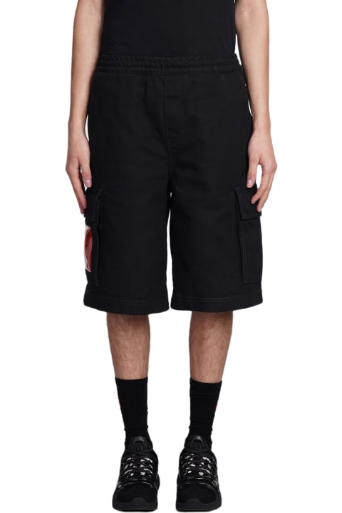 44 Label Group Pants for Men 44 Label Group Shorts In Black Cotton