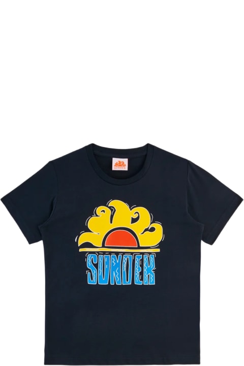 Fashion for Kids Sundek T-shirt Con Stampa