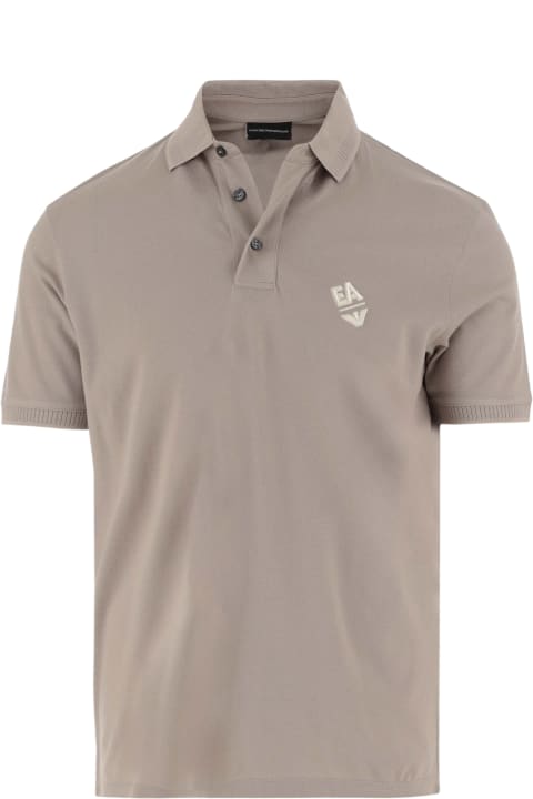 Emporio Armani for Men Emporio Armani Cotton Polo Shirt With Logo