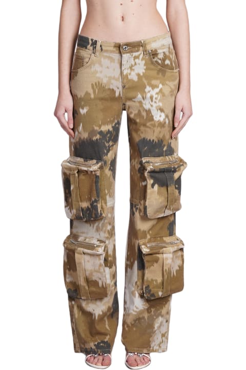 Blumarine for Women Blumarine Pants In Camouflage Cotton