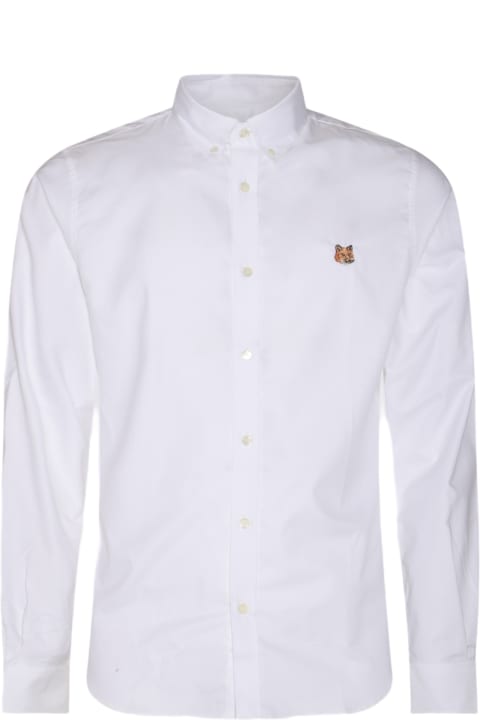 Maison Kitsuné for Men Maison Kitsuné White Cotton Shirt