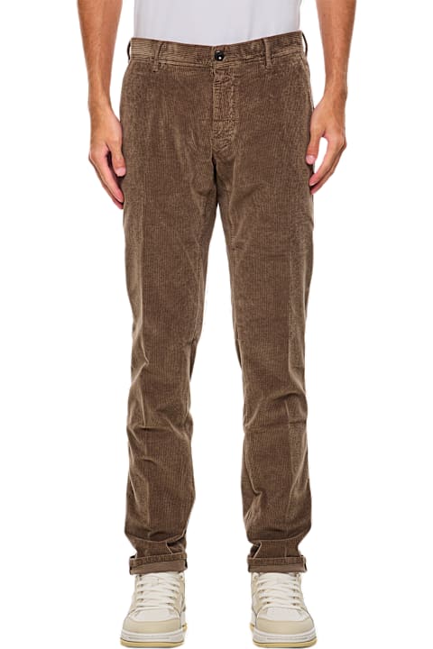Incotex الملابس لـ القسم الرجالي Incotex Velvet Trousers