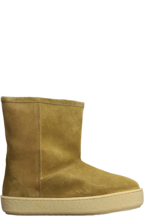 Isabel Marant for Women Isabel Marant Frieze Ankle Boots In Taupe Suede