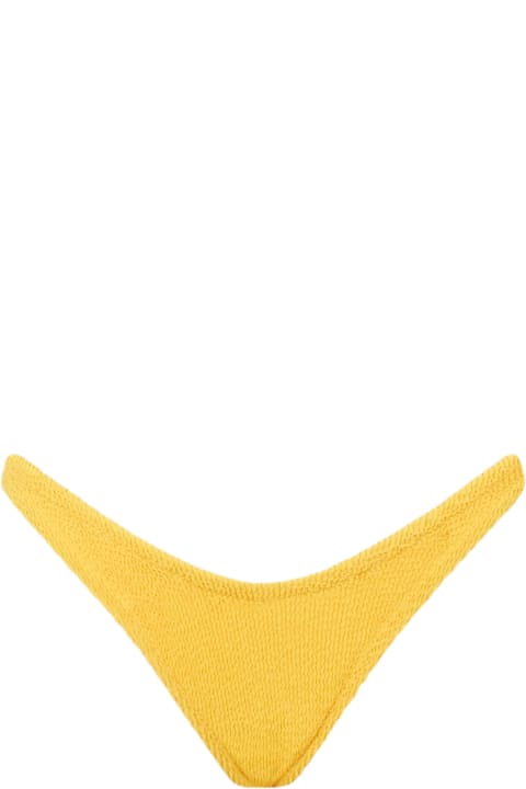 Homeware MC2 Saint Barth Woman Yellow Crinkle Swim Briefs