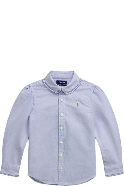 أدوات منزلية Polo Ralph Lauren Cotton Shirt With Ruffle
