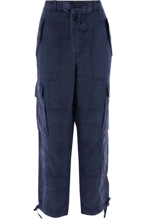 Ralph Lauren Pants & Shorts for Women Ralph Lauren Lyocell And Linen Cargo Pants