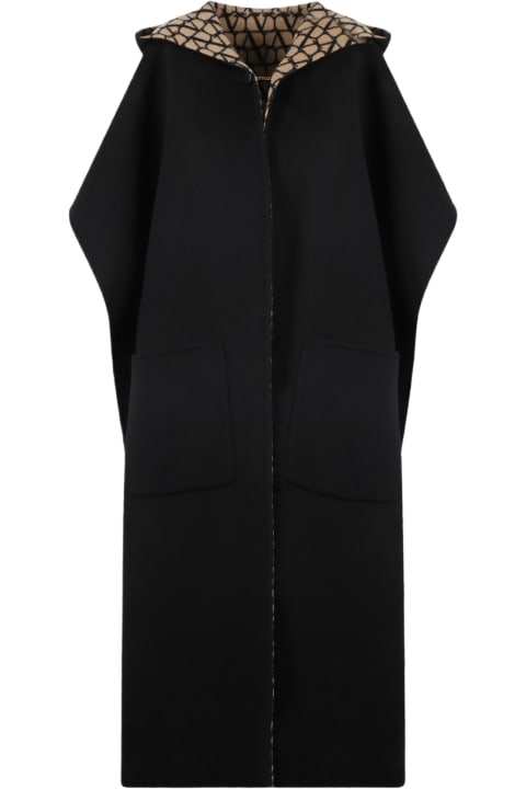 Coats & Jackets for Women Valentino Double Coat Toile Iconographe Cape
