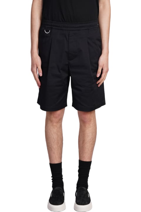 Low Brand Clothing for Men Low Brand Tokyo Shorts In Black Cotton