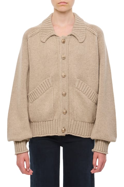 Barrie Clothing for Women Barrie Cashmere Collar Cardigan