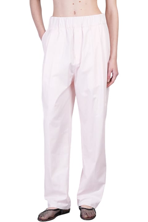 Laneus Clothing for Women Laneus Pants In Rose-pink Cotton