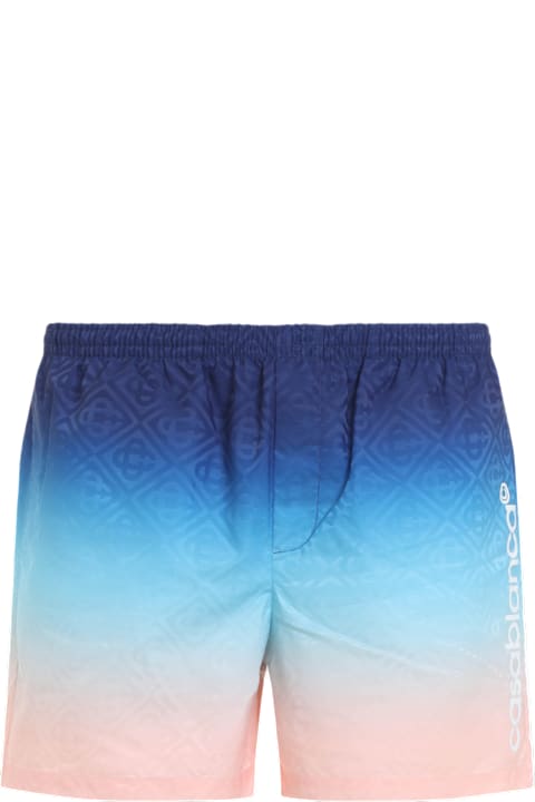 Casablanca Pants for Men Casablanca Printed Swim Shorts