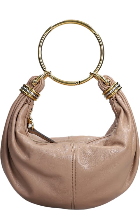 Homeware Chloé Bracelet Bag Shoulder Bag In Powder Leather