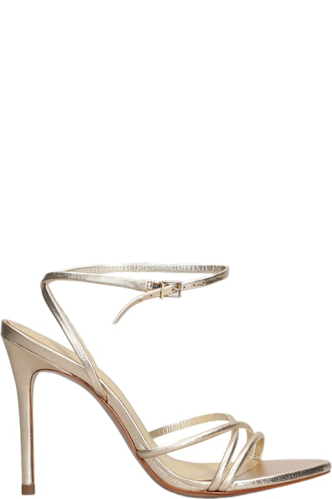 Sandals for Women Schutz Sandals In Platinum Leather