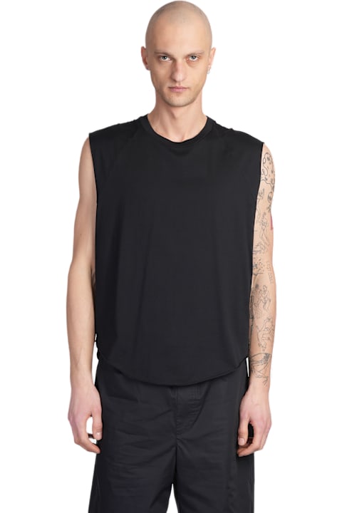 Roberto Collina for Men Roberto Collina Tank Top In Black Cotton