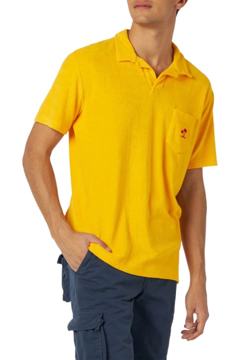 Homeware MC2 Saint Barth Man Terry Yellow Polo