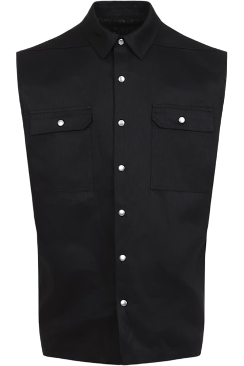 Rick Owens Shirts for Men Rick Owens Jumbo Sleeveless Outershirt