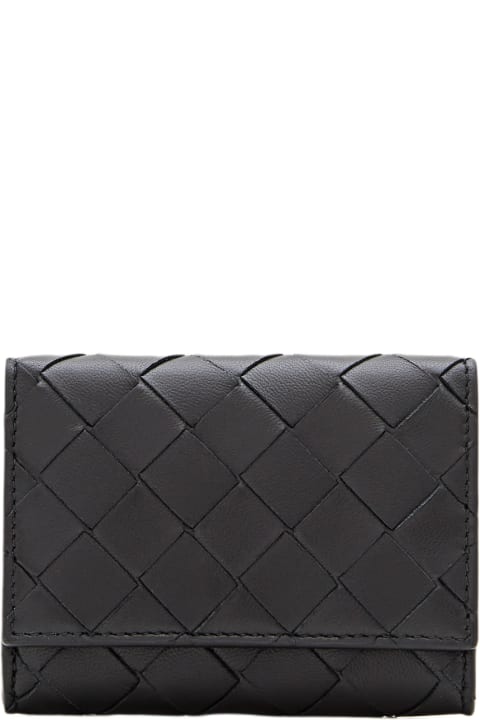 Bottega Veneta Wallets for Women Bottega Veneta Tri-fold Zip Leather Wallet