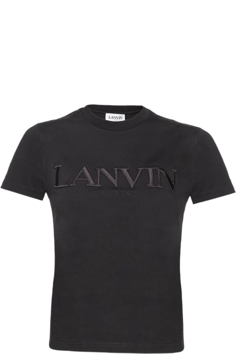 Lanvin for Women Lanvin Logo Embossed T-shirt