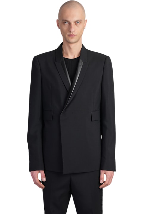 Sapio for Men Sapio N 4 Blazer In Black Wool