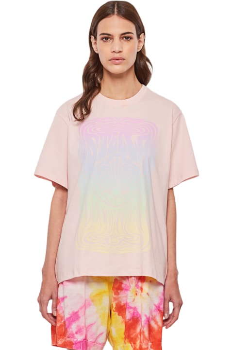 Stella McCartney Topwear for Women Stella McCartney Stelladelic Printed Cotton T-shirt