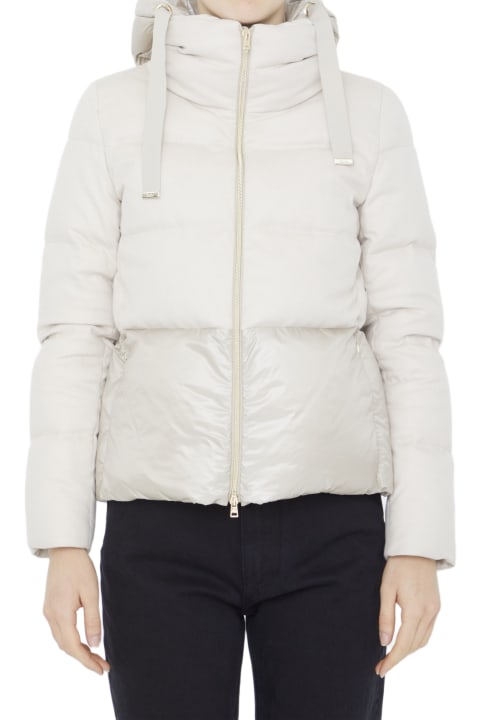 Herno Coats & Jackets for Women Herno Silk And Cashmere Down Jacket