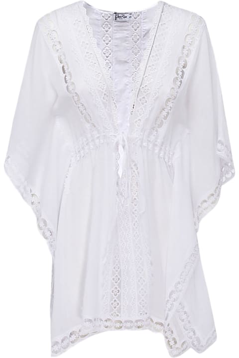 Charo Ruiz Dresses for Women Charo Ruiz White Cotton Blend Dress