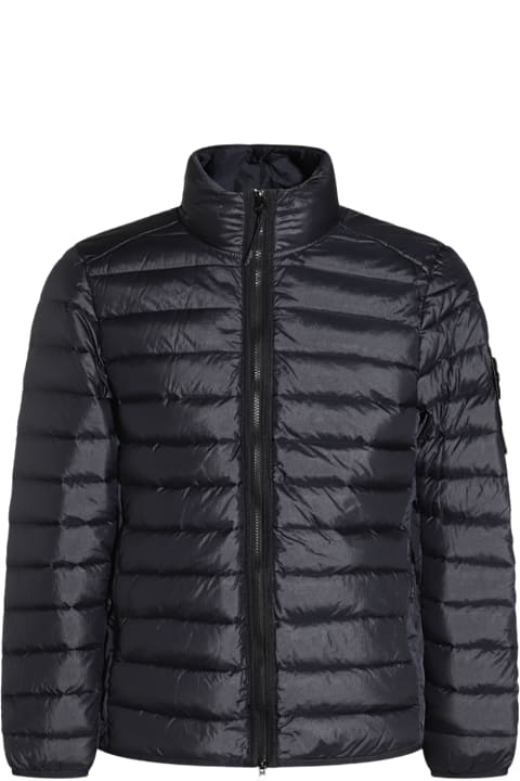 Stone Island Coats & Jackets for Women Stone Island Navy Blue Down Jacket