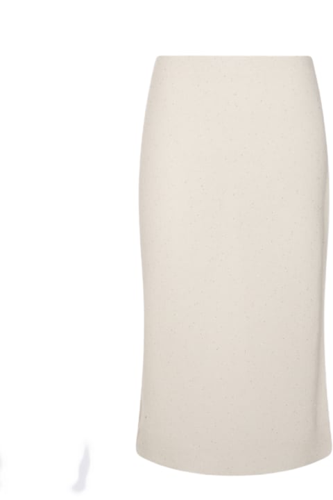 Fabiana Filippi Skirts for Women Fabiana Filippi White Cotton Skirt
