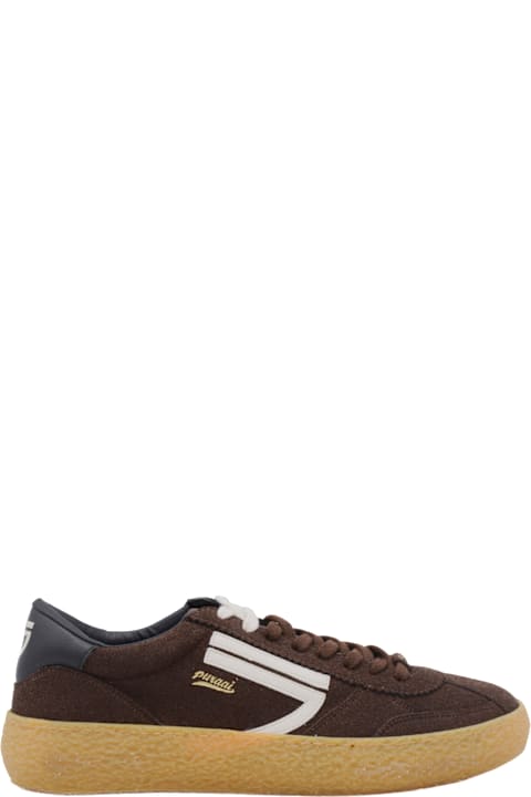 Puraai for Kids Puraai Brown Leather Sneakers
