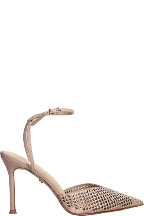 High-Heeled Shoes for Women Lola Cruz Naomi Pumps In Powder Leather