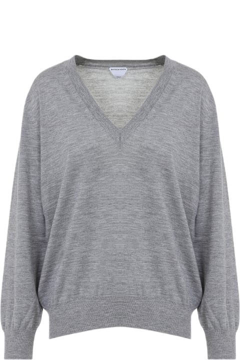 Bottega Veneta Sweaters for Women Bottega Veneta V Neck Cashmere Sweater