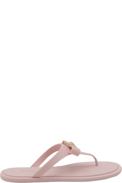 أحذية مسطحة لـ السيدات Versace Pink Flats