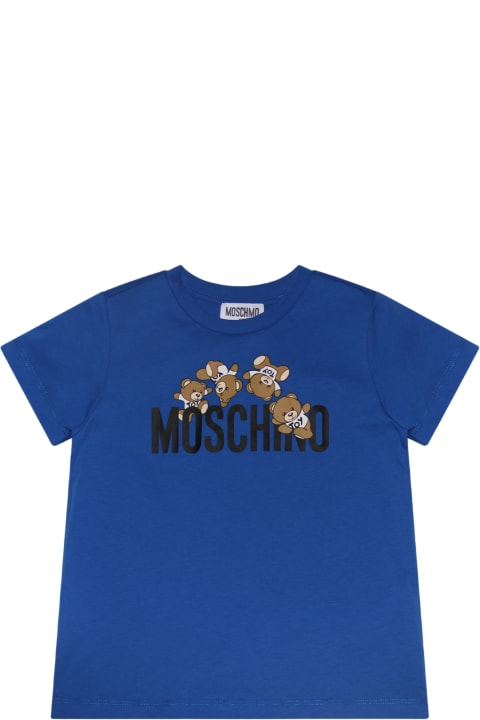 Moschino for Kids Moschino Blue Multicolour Cotton T-shirt