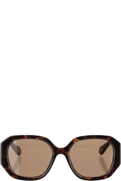Logo Tortoiseshell Sunglasses