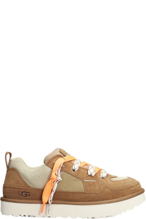 UGG for Kids UGG Lo Lowmel Sneakers In Leather Color Suede And Fabric