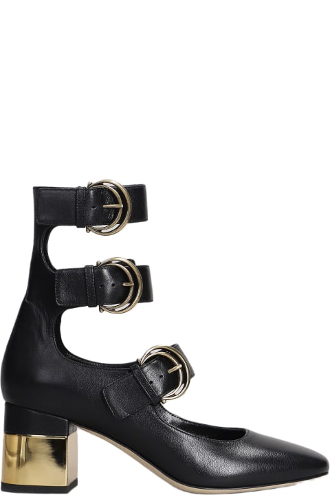Chloé High-Heeled Shoes for Women Chloé Alize Pumps In Black Leather